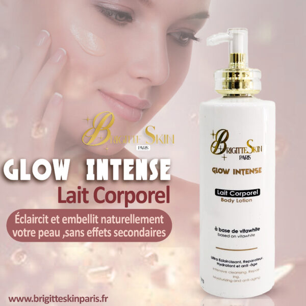 Lait Corporel éclaircissant Cristal White – 500ml, Acide Kojique, Fabriqué En France